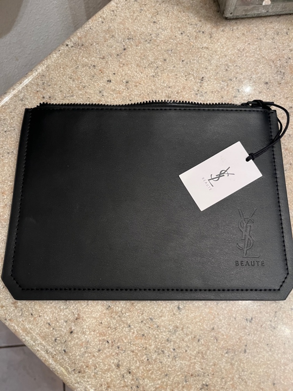 Yves Saint Laurent Beaute Black Cosmetic Pouch